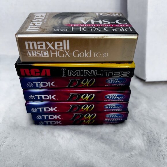TDK D90 IEC Type II Cassette Tapes & RCA 90-Minute Hi-Fi Stereo Audio Cassette W - Picture 2 of 7